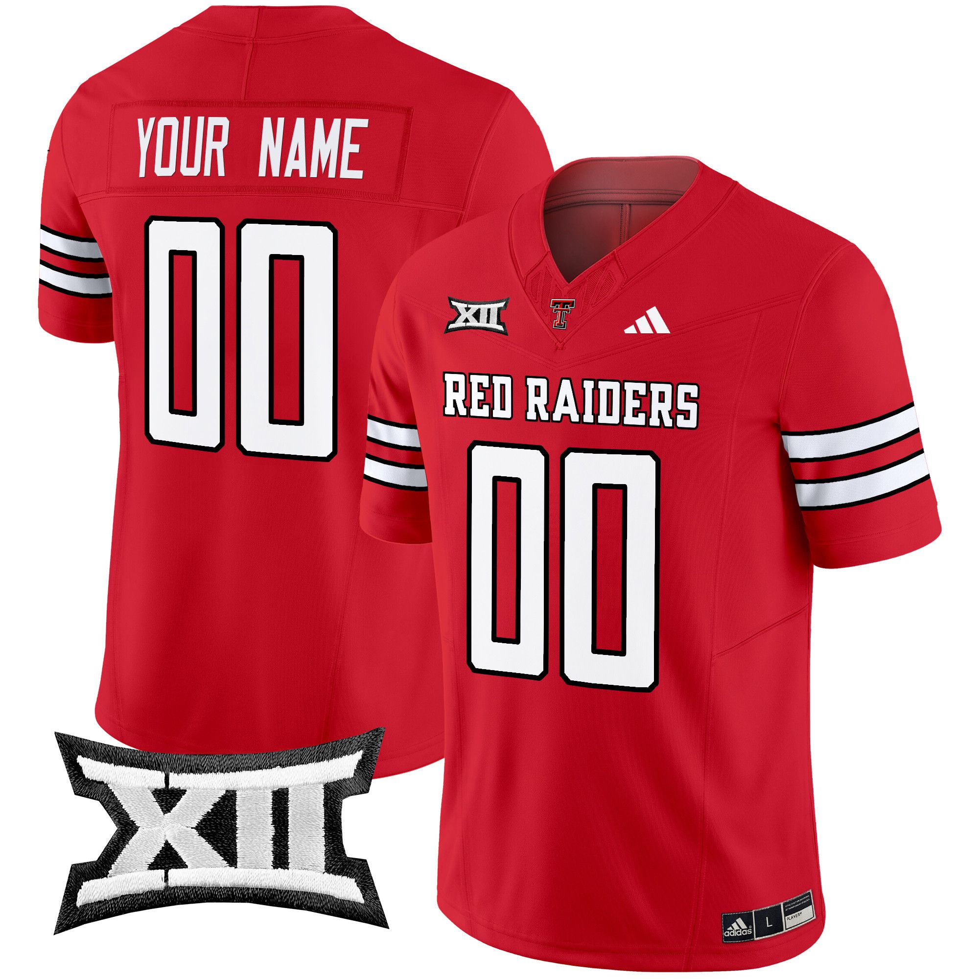 Men Texas Tech Red Raiders Red 2024 Vapor Limited Custom NCAA Jersey style 1